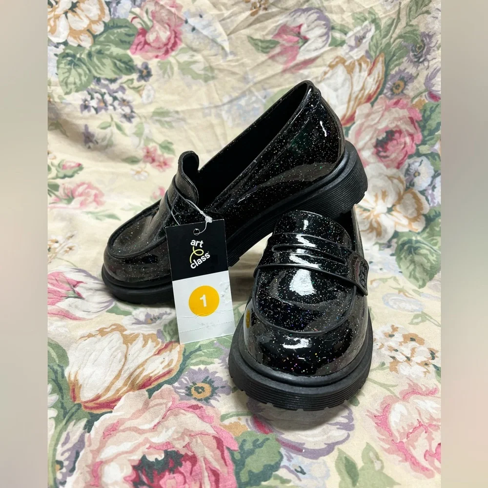 Glitter Celia slip on shoes